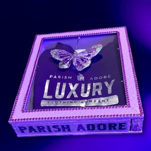 PARISH ADORE 8x10 Luxury hand made clothing coffin